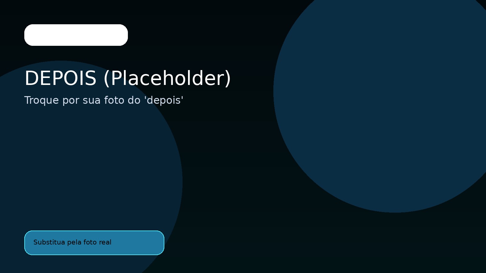 Depois da higienização